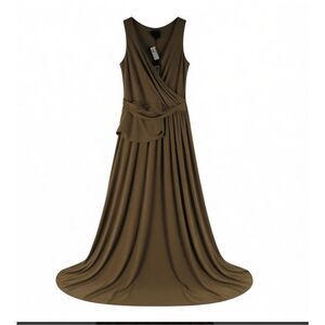 NWT HÔTEL PARTICULIER LONG JERSEY DRESS SAHARA Size M